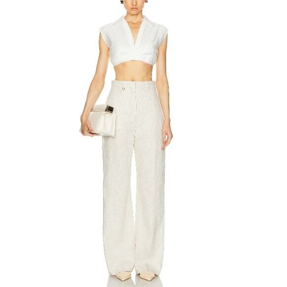 Cult Gaia Women's Off White Janette Top Size M - Picture 10 of 10